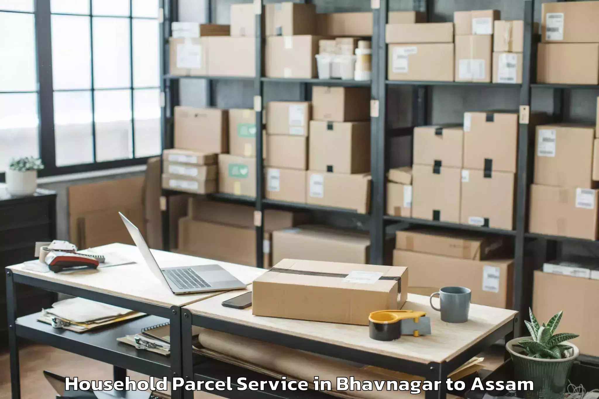 Bhavnagar to Mikirbheta Household Parcel Booking